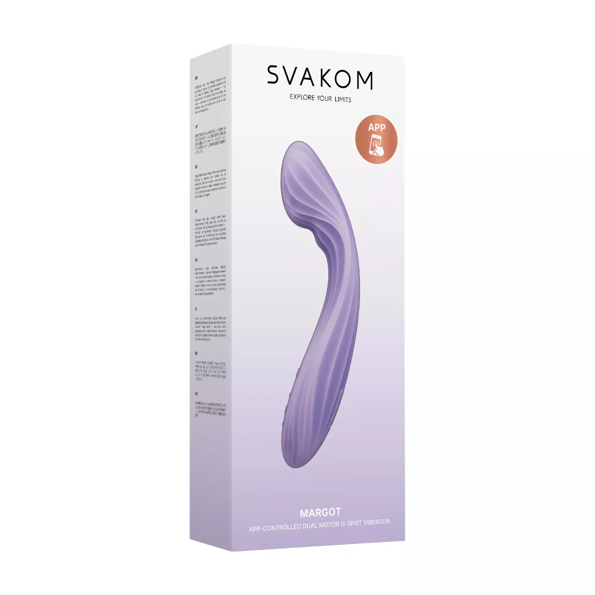Svakom Margot App-Controlled Heating G-Spot Vibrator Lilac Swirl