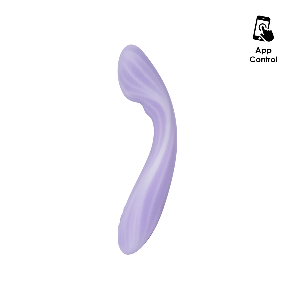 Svakom Margot App-Controlled Heating G-Spot Vibrator Lilac Swirl