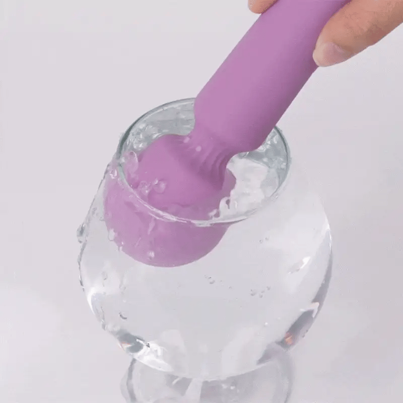 Svakom Mini Emma Neo Interactive Compact Wand Vibrator Romantic Rose