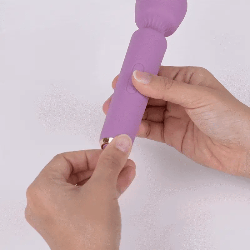 Svakom Mini Emma Neo Interactive Compact Wand Vibrator Romantic Rose