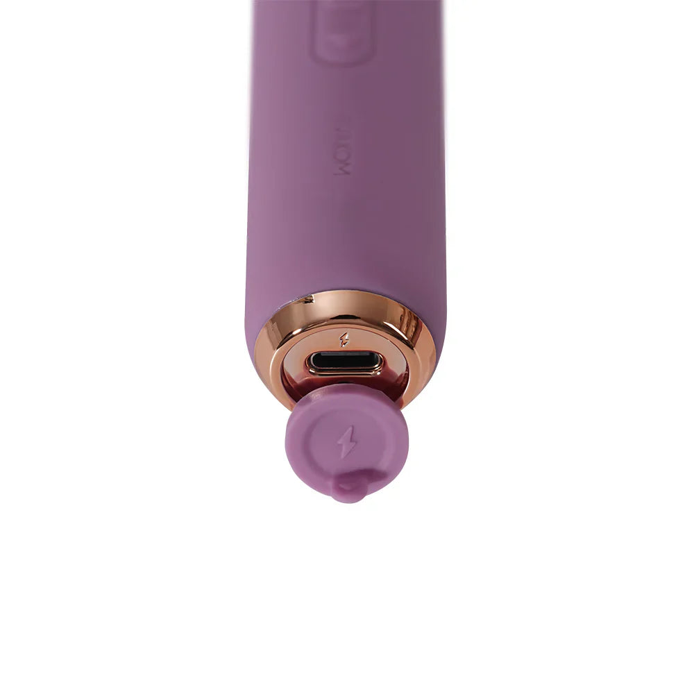Svakom Mini Emma Neo Interactive Compact Wand Vibrator Romantic Rose