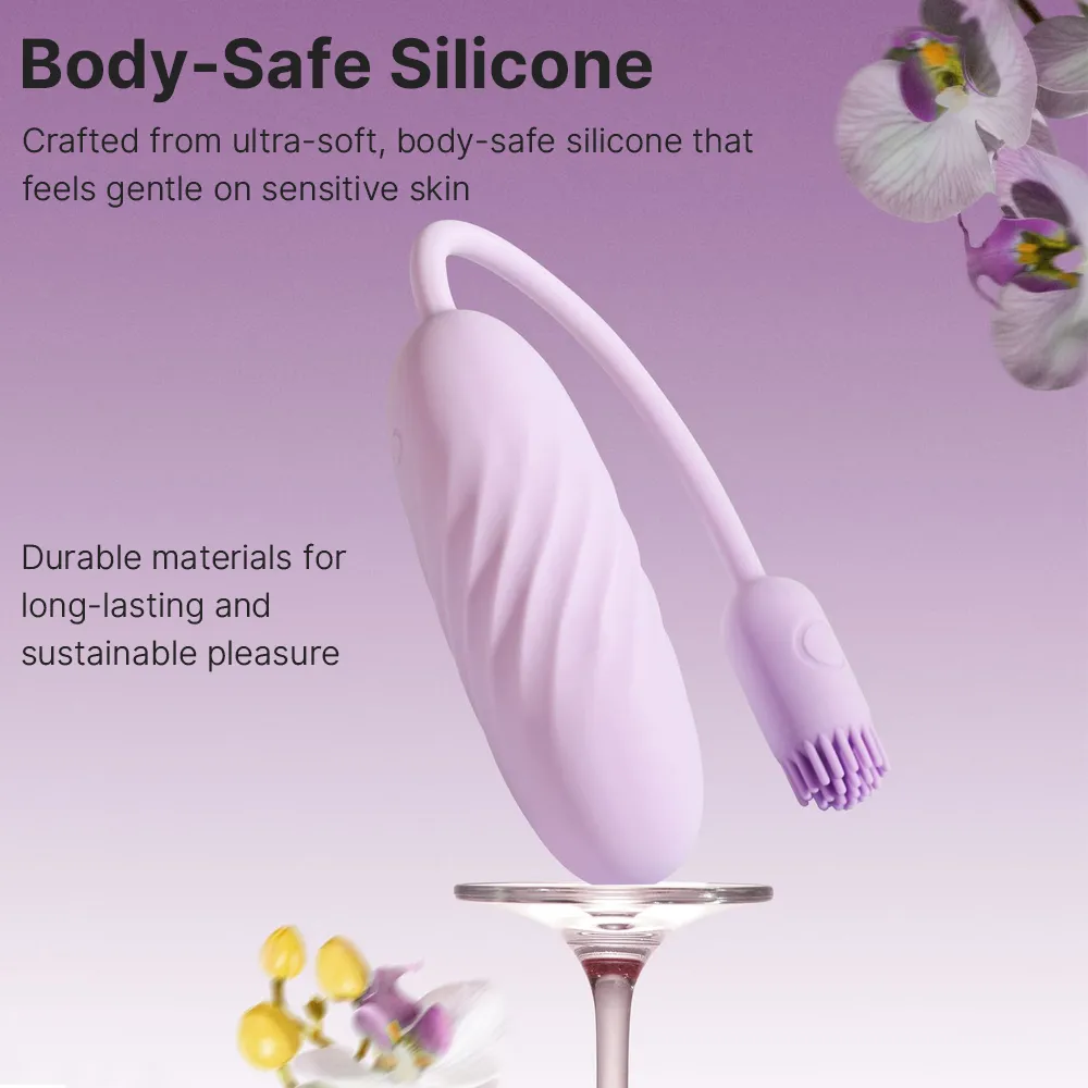 Svakom Plume App-Controlled Flexible Brush-Tail Bullet Vibrator