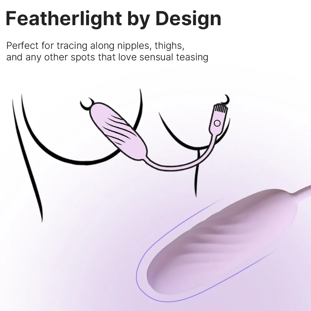 Svakom Plume App-Controlled Flexible Brush-Tail Bullet Vibrator