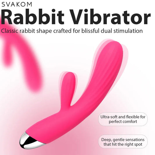 Svakom Angel Intelligent Warming Vibrator Plum Red (With 2 Super Strong Motors)