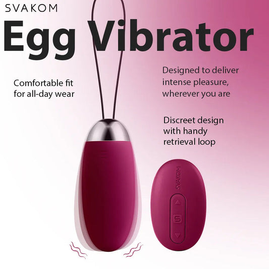 Svakom Elva Intelligent Mode Remote Control Egg [Authorized Agent]