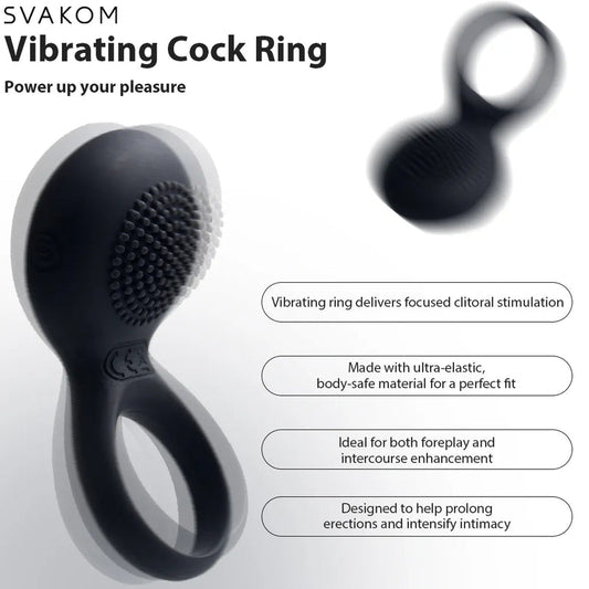 Svakom Tyler Rechargeable Cock Ring (Authorized Retailer)(Brand New Packaging Design)