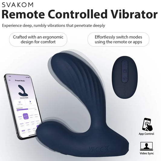 Svakom Vick Neo 2?Heating Poweful Plug Vibrator with Magnetic Remote