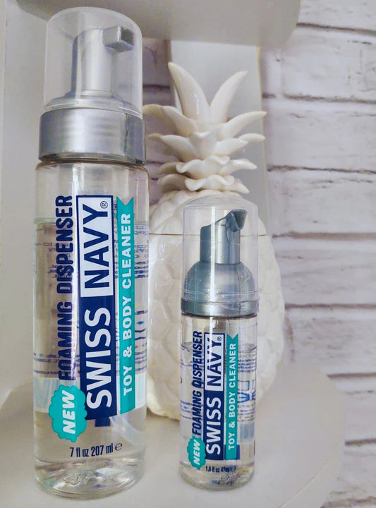 Swiss Navy New?Foaming Dispenser Toy & Body Cleaner  7 FL OZ 207 ml (Exp 2028)
