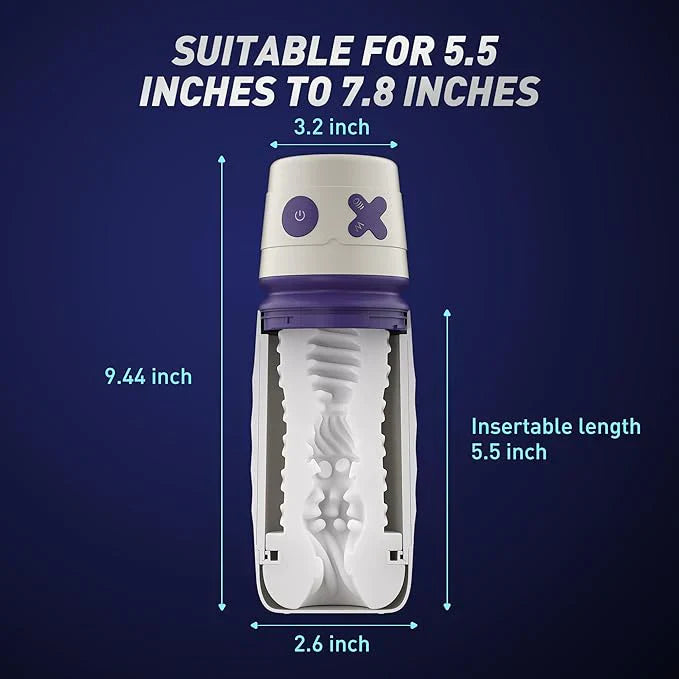 TRYFUN Protean 2 Automatic Vibrating and Sucking Male Masturbator