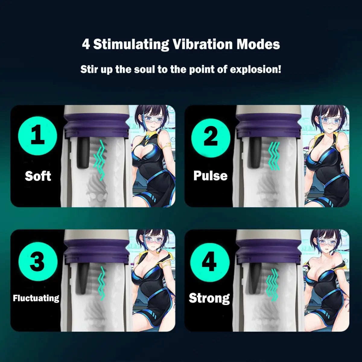 TRYFUN Protean 2 Automatic Vibrating and Sucking Male Masturbator