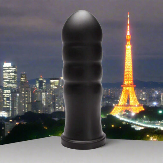 Tantus Meat Wave XL Anal Plug Onyx Black 11 Inches [Limited Time Offer