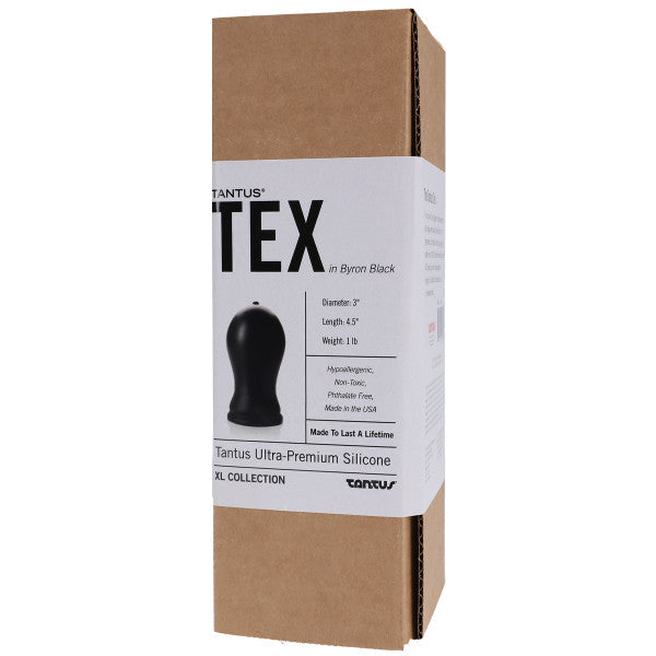 Tantus Tex XL Advanced Anal Plug Onyx Black [Limited Time Offer]