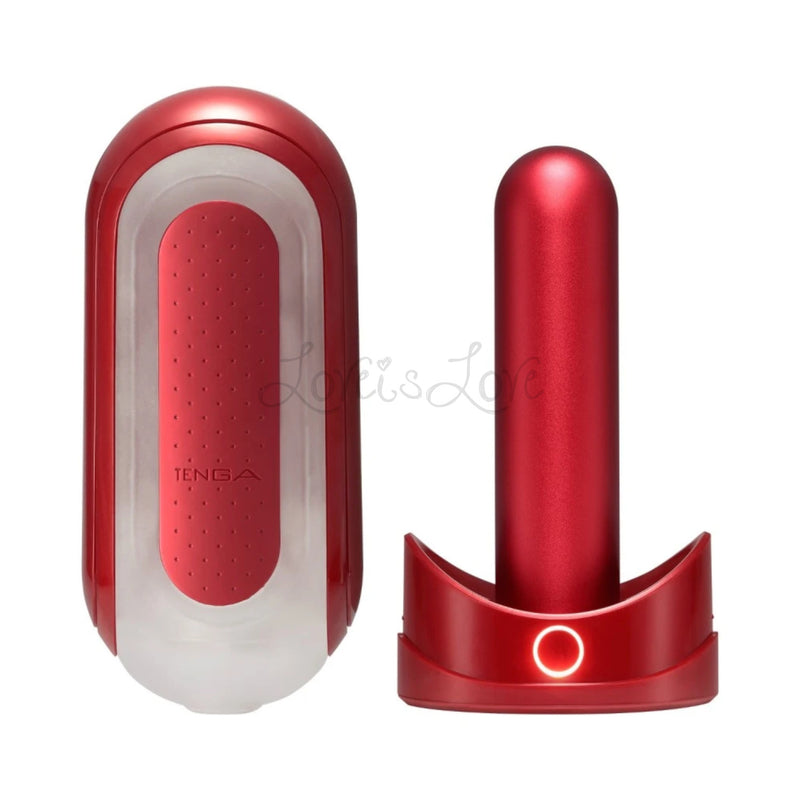 Tenga Flip Zero Red Warming Edition Masturbator With Warmer
