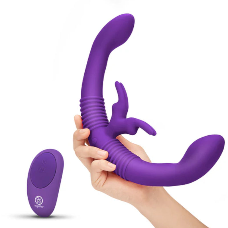 Together Vibe Rechargeable Vibrating Rabbit Double Dong (XBIZ Awards Winner)