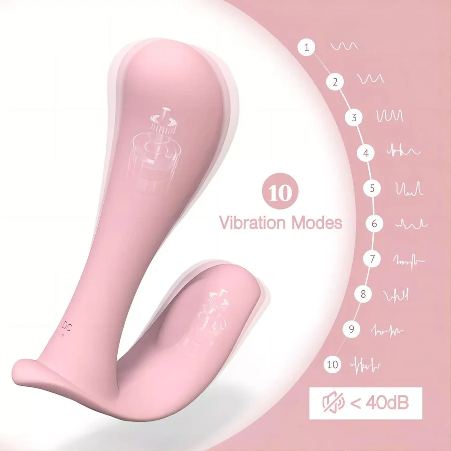 Tracy's Dog Remote Control Wearable Panty Vibrator Pink