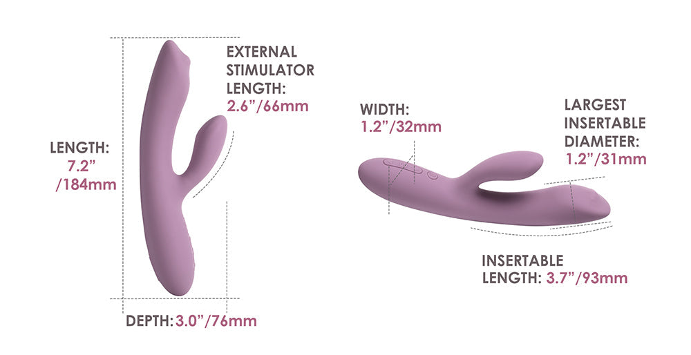 Svakom Trysta Neo App-Controlled Interactive Rabbit Vibrator with G-Spot Ball