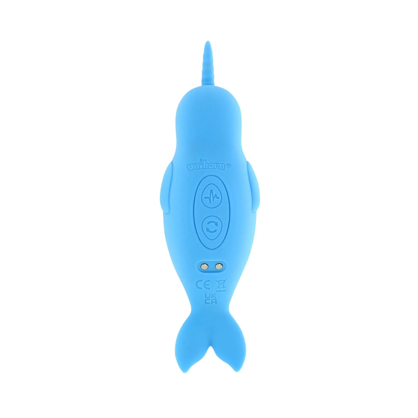 Unihorn of the Sea Neigh Mo The Narwhal Blue Clitoral Vibrator