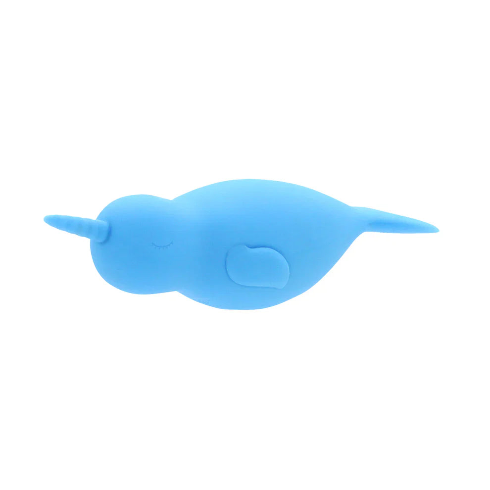 Unihorn of the Sea Neigh Mo The Narwhal Blue Clitoral Vibrator