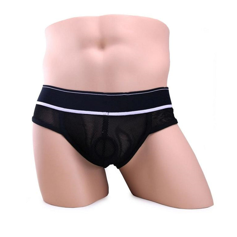 Apollo Mesh Brief With C-Ring Black L/XL (Just Sold)