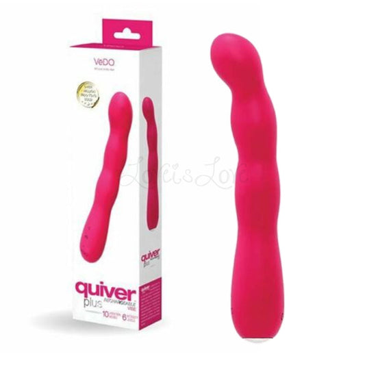 VeDo Quiver Rechargeable Plus Vibe Foxy Pink (New in Rechargeable Edition)(Limited Period Sale)
