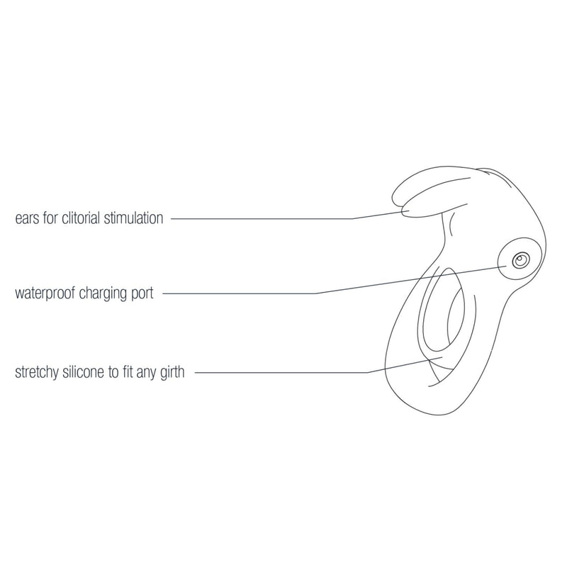 VeDo Thunder Bunny Rechargeable Dual Cock Ring