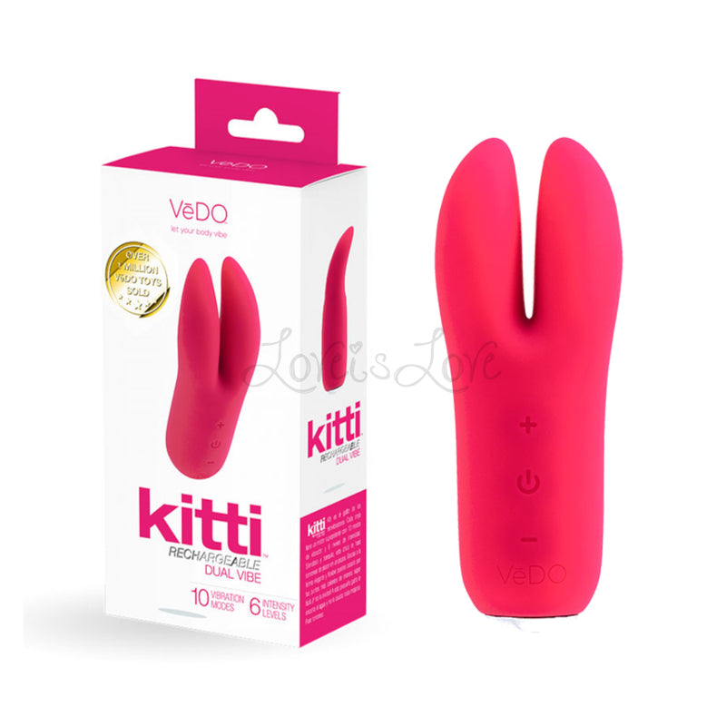Vedo Kitti Rechargeable Dual Vibe Foxy (Limited Period Sale)