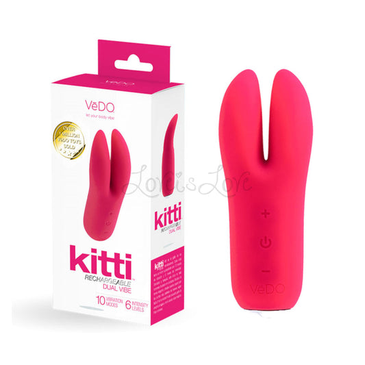 Vedo Kitti Rechargeable Dual Vibe Foxy (Limited Period Sale)