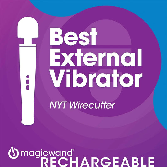Vibratex Original Hitachi Magic Wand Rechargeable Wireless Massager (New Packaging Edition)[With Free Safety Mark Adaptor]