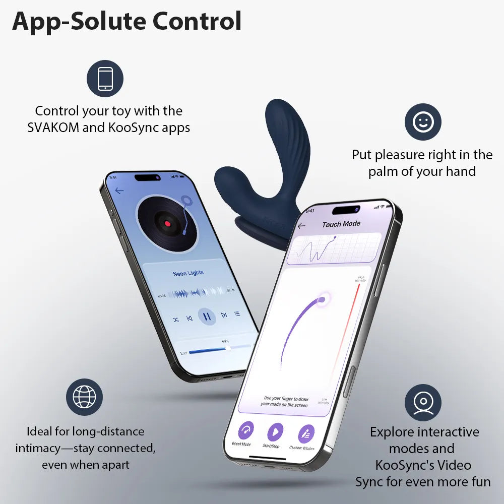 Svakom Vick Neo 2?Heating Poweful Plug Vibrator with Magnetic Remote