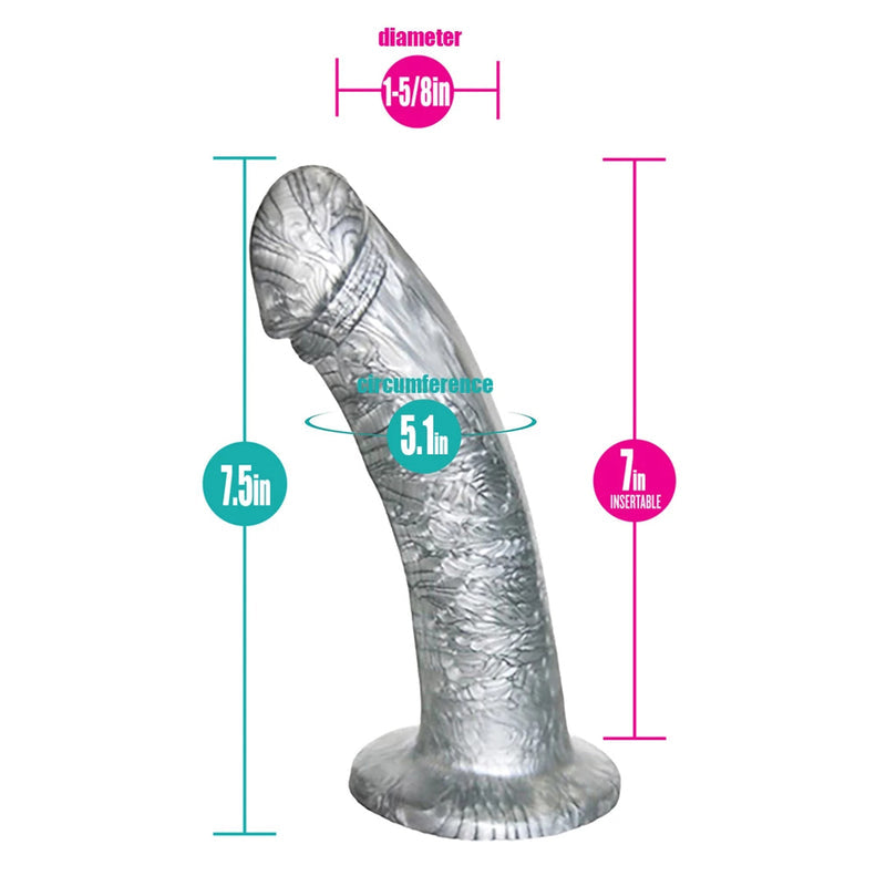 Vixen Creations Leo Realistic Dildo Chrome [Limited Period SALE]