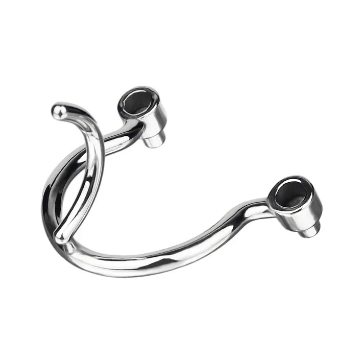 Stainless Steel Weighted Prince Albert Chastity Cage with Belt #262P [SALE]