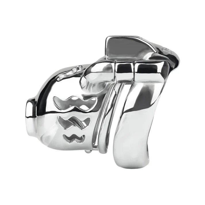 Stainless Steel Weighted Prince Albert Chastity Cage with Belt #262P [SALE]