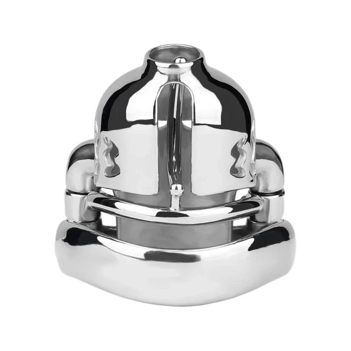 Stainless Steel Weighted Prince Albert Chastity Cage with Belt #262P [SALE]