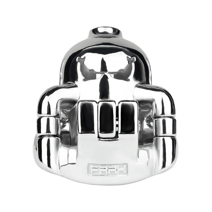 Stainless Steel Weighted Prince Albert Chastity Cage with Belt #262P [SALE]