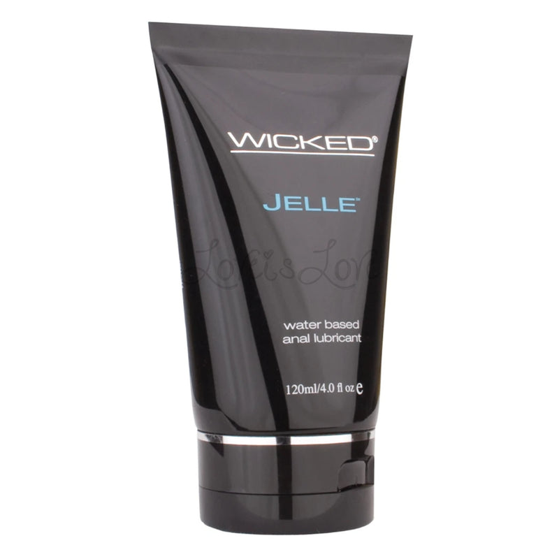 Wicked Jelle Water-Based Anal Gel Lubricant 120 ml or  240 ml