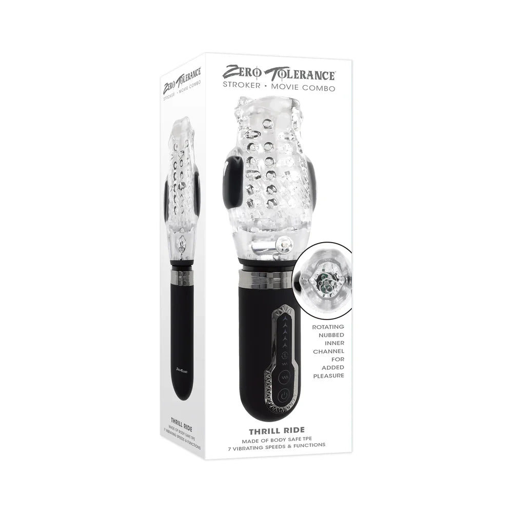 Zero Tolerance Thrill Ride Thrusting, Spinning, Vibrating Stroker