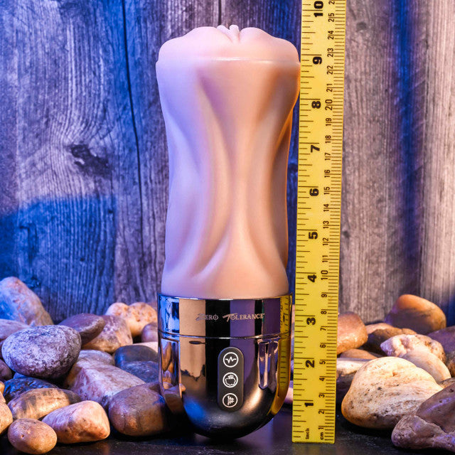 Zero Tolerance Tight Lipped USB Rechargeable Sucking and Vibrating Stroker Light