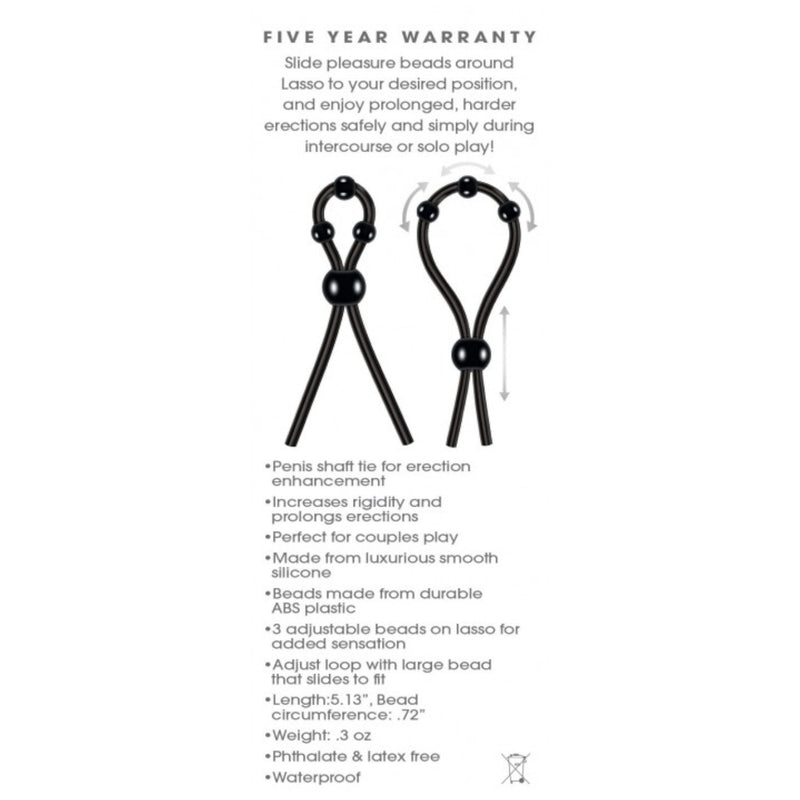 Zero Tolerance Ultimate Silicone Lasso Black