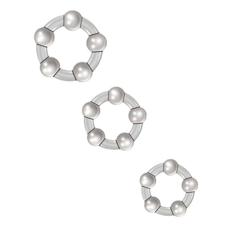 Zero Tolerance Three Amigos Cock Ring Set of Three Smoke