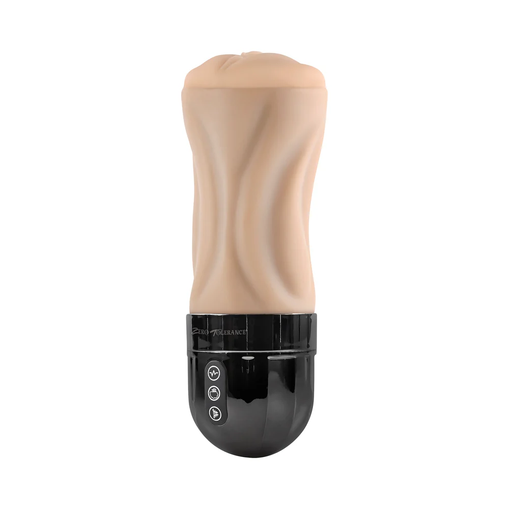 Zero Tolerance Tight Lipped USB Rechargeable Sucking and Vibrating Stroker Light