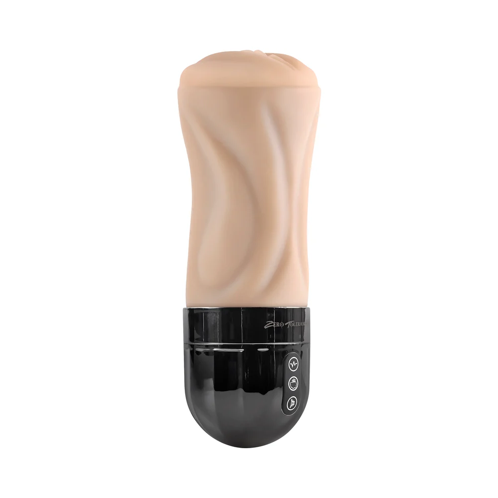 Zero Tolerance Tight Lipped USB Rechargeable Sucking and Vibrating Stroker Light
