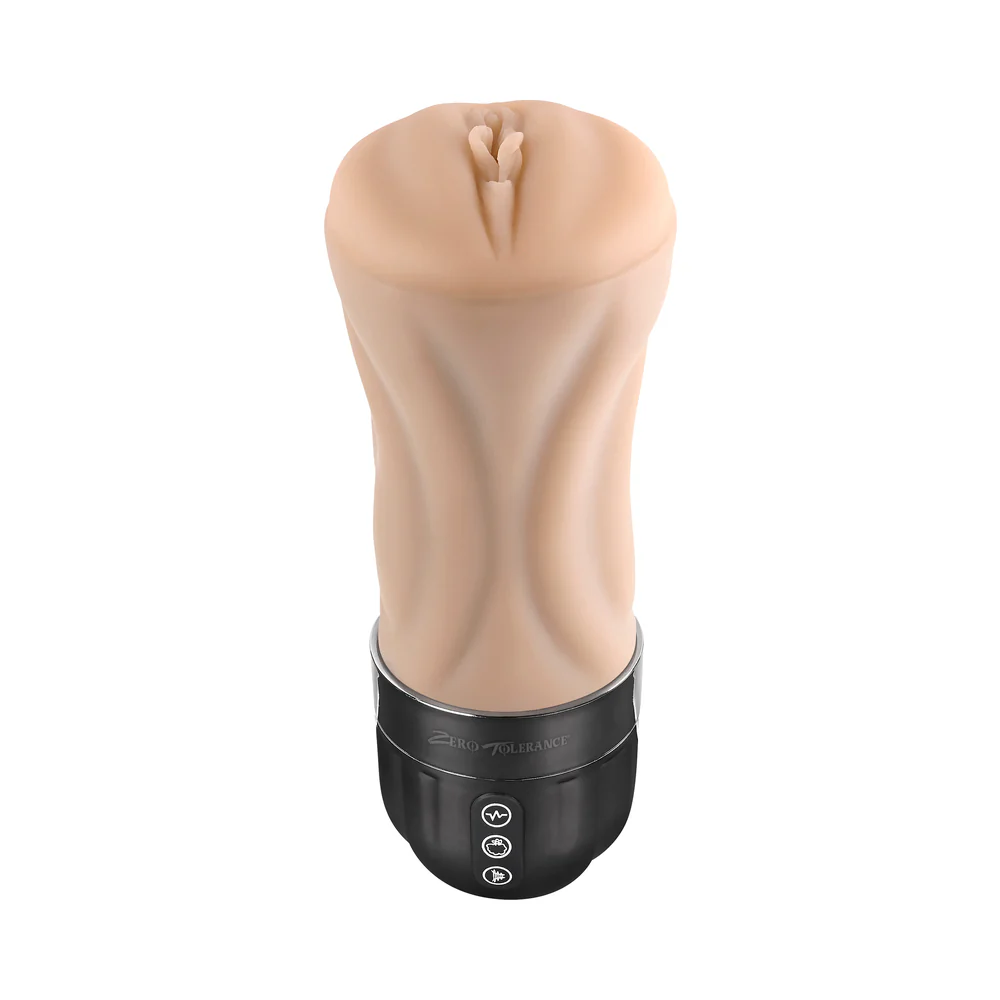 Zero Tolerance Tight Lipped USB Rechargeable Sucking and Vibrating Stroker Light