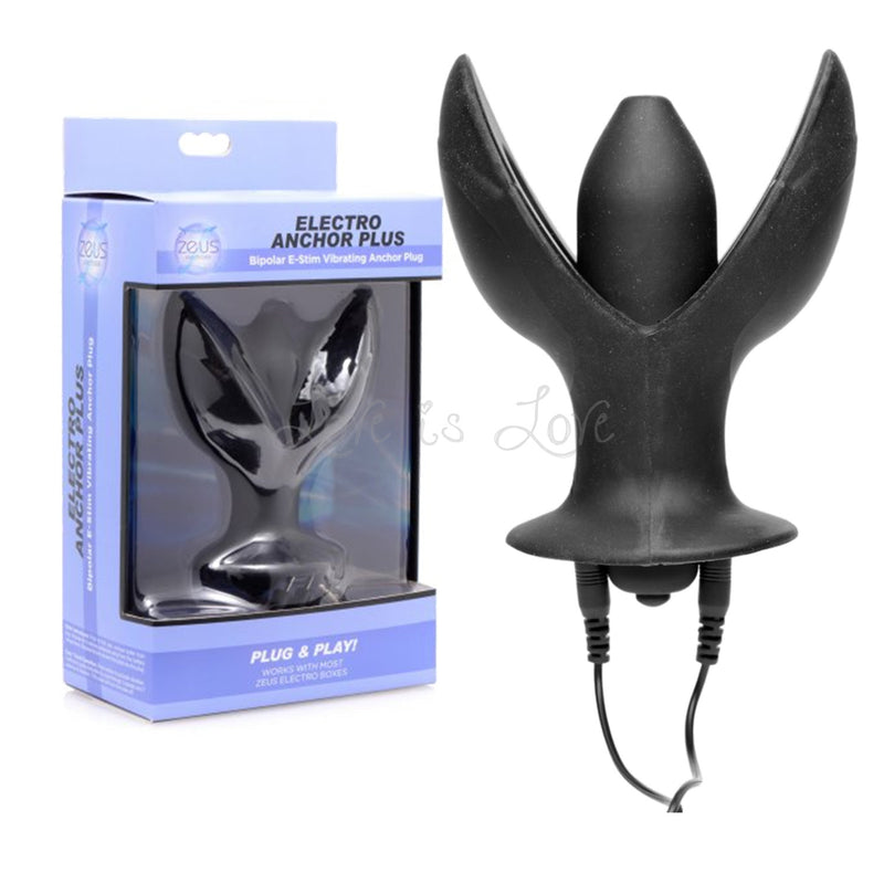 Zeus Electro Anchor E-Stim Vibrating Anal Plug (Limited Period Sale)