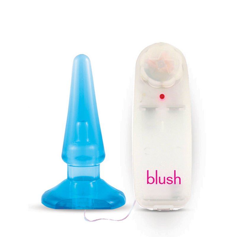 Blush B Yours Basic Anal Pleaser Multi Speed Vibrator Blue