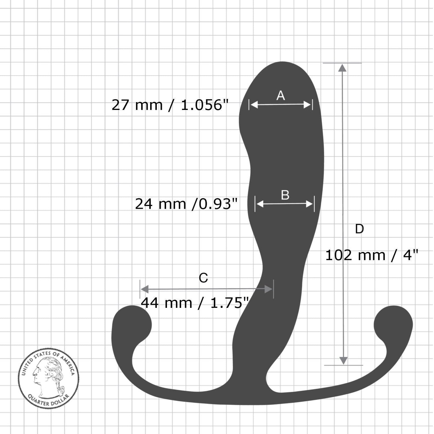 Aneros Helix Trident Prostate Massager  [Authorized Dealer]