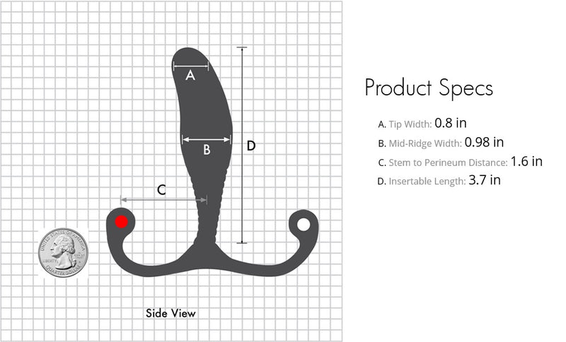Aneros?MGX?Syn Trident Series Silicone Prostate Massager Black or Special Edition Blue [Authorized Dealer]