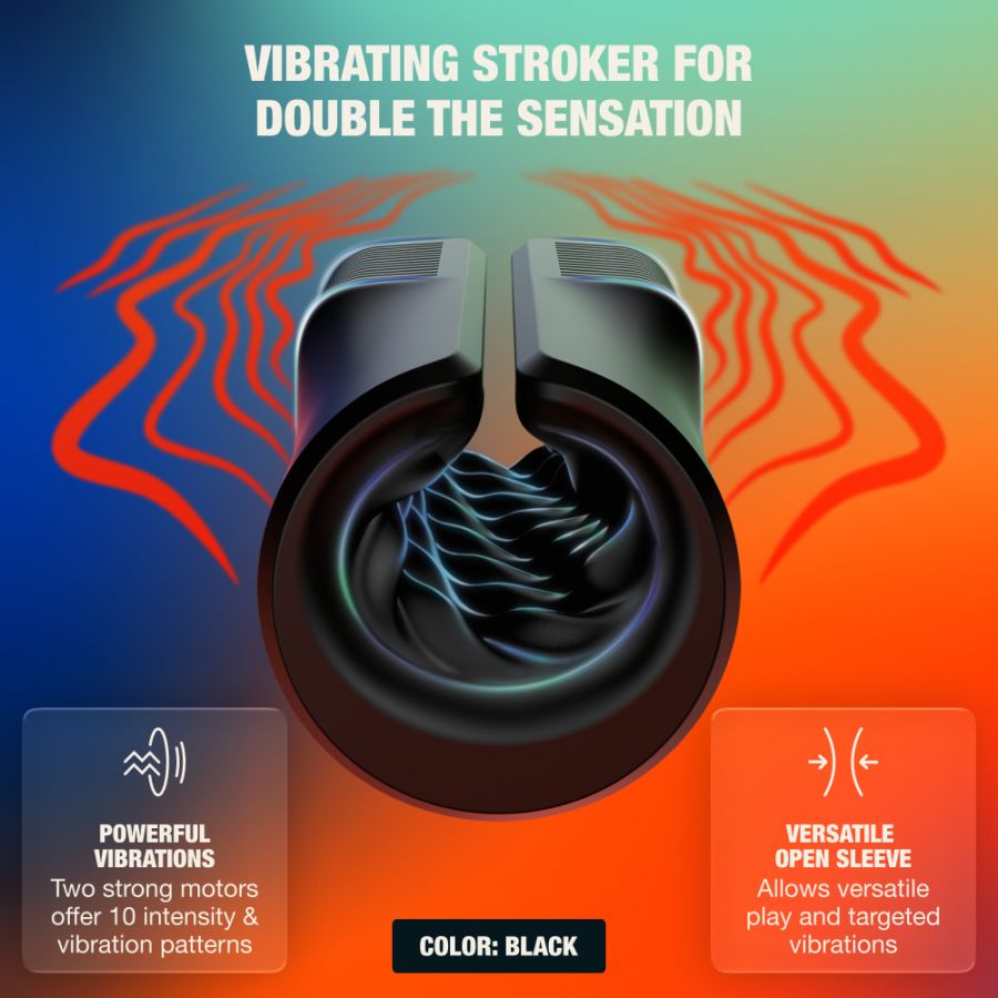Arcwave Zing Dual Motors Vibrating Stroker