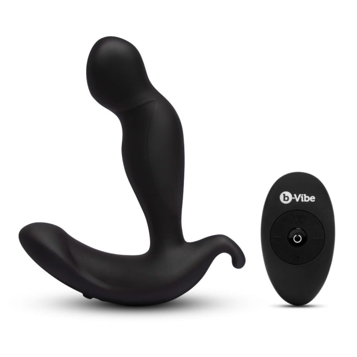b-Vibe 360 Rotating and Vibrating Remote Control Plug Black