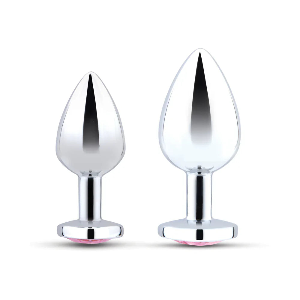 B-Vibe Jewel Metal Training Plug Set