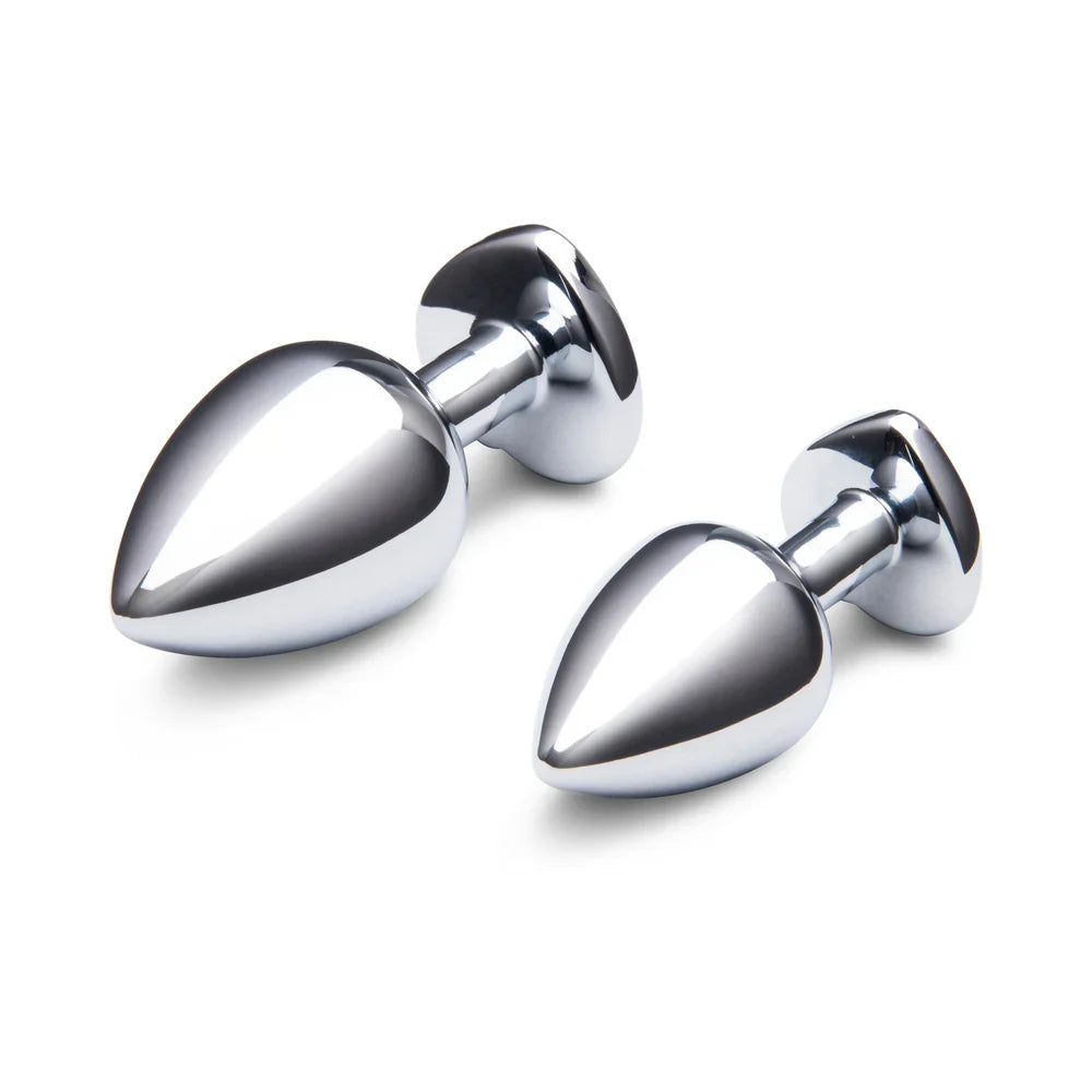 B-Vibe Jewel Metal Training Plug Set